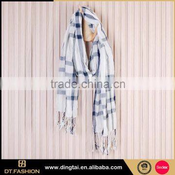 Low cost double sided tassel scarf hotel bed scarf