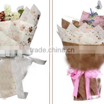 factory price whosale beautiful design gift paper for flower packing