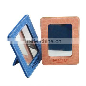 Top-grade Pu cosmetic mirror,side mirror,makeup mirror