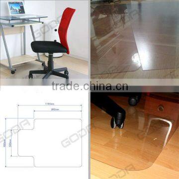 Transparent PVC mats for floor with single lip