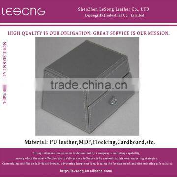 Trapezoidal Jewelry Box With Mirror