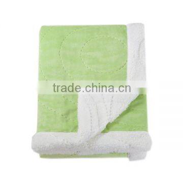 Made in China embossed blanket with sherpa backing