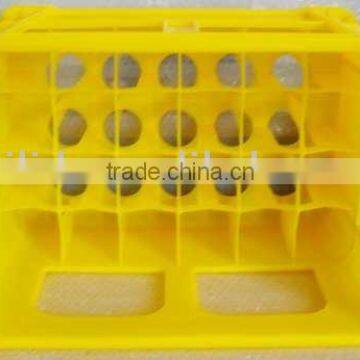 24 bottles beer bottles plastic crate