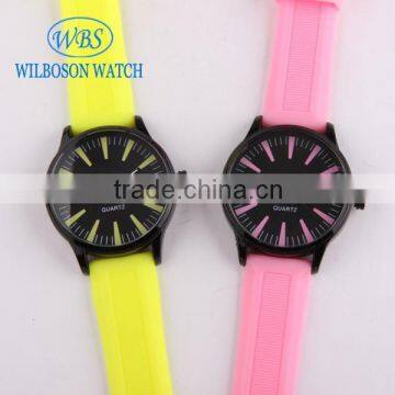 Big Dial Silicon Rubber Wristband Watches For Women photo-5