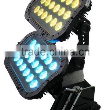 LED Twins Flood Light / 36x3W LED Flood Light/LED Outdoor Light/Double Head Light 3in1 RGB