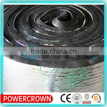 Heat resistant nitrile rubber foam insulation with aluminum foil thickness 5mm-30mm