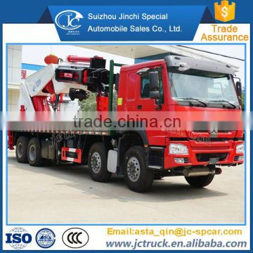 Manual transmission type and new condition Euro 4 70t hydraulic truck crane distribution price