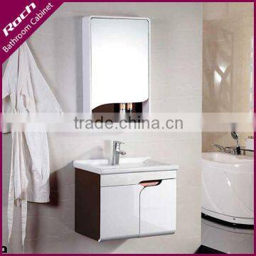 ROCH 8017 Hot Sale PVC Bathroom Vanity OEM With Silver Mirror