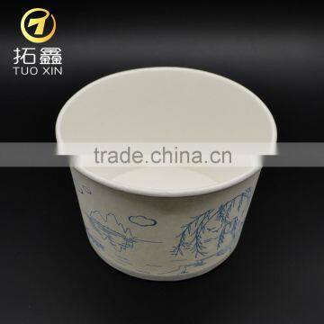 hot selling paper noodle bowl with paper handle well designed