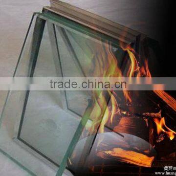 Steel Wooden Fire Door Viewport Flameproof Glass Factory Installation photo-3