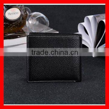 Short Money Clip Top Grade Business Nubuck Wallet for Men in Stock photo-6