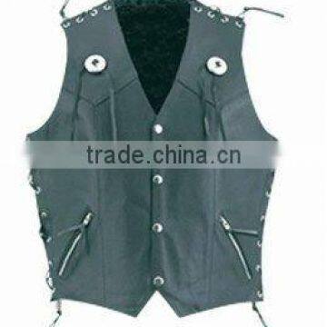 DL-1581 Custom Leather Vest