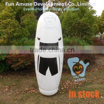 0.5mm PVC giant inflatable soccer training dummy in stock