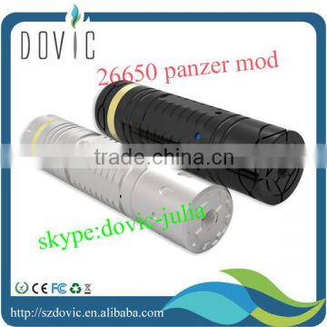 Stainless steel Material use 26650 battery full mechanical clone panzer mech mod fit 26650 batteries