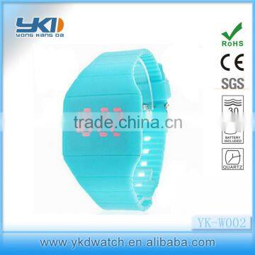 2013 silicone led touch screen watches