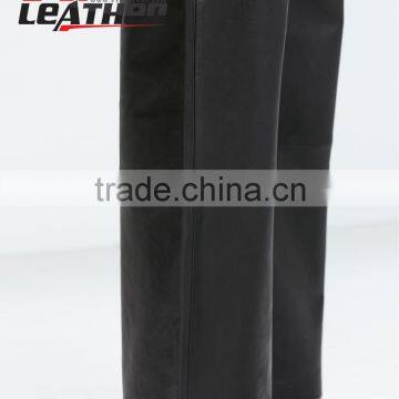 Women Bell Bottom Leather Pants Casual Leather Pants photo-4