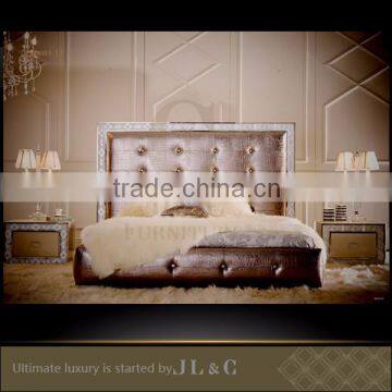 JB14-03 Crystal Frame Night Stand in Bedroom From JL&C Luxury Home Furniture Latest Designs (China Supplier) photo-2