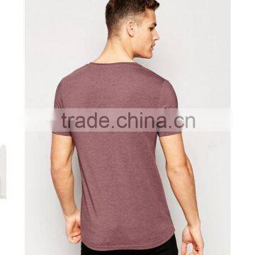 Mens t Shirt Fitted Tshirt Plain Cotton t Shirt for Priting photo-3
