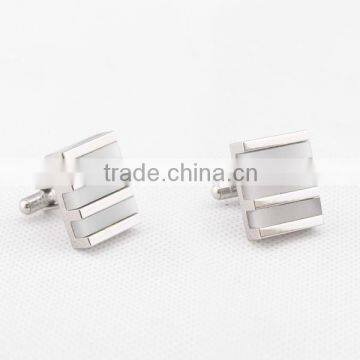 2013 new products simple and decent ceramic custom cufflinks