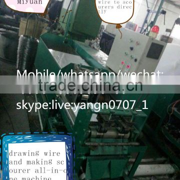 high benefit practical stainless wire scourer making machine Whatsapp:0086-15589098768