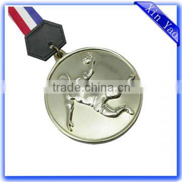 Factory Custom Made Zinc Alloy Cheap Silver Embossed Medals photo-5