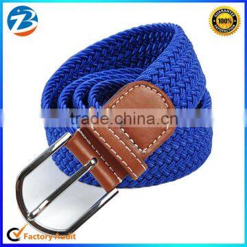 Wholesale Leisure Fashion Polyester Women Men Woven Belt