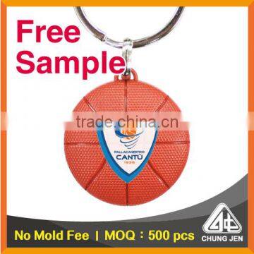Free Sample_blank advertising two sided printed metal basketball gifts