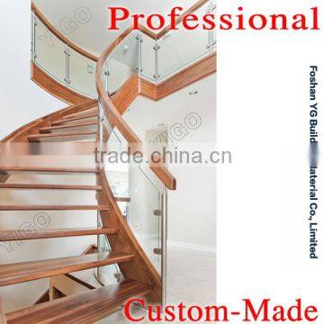 Design arc curved stairs YG9001-6