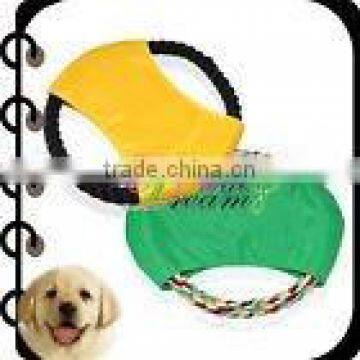 alibaba wholesale cotton rope frisbee dog toy