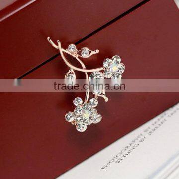 flower brooch fashion jewelry europe pin