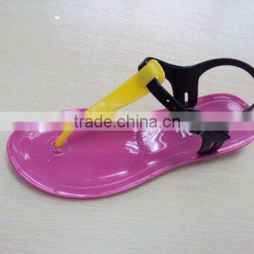 Pretty crystal jelly shoes for women5Y1306125