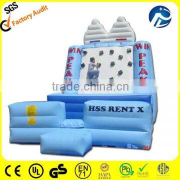 Professional manufacturing PVC rock inflatable climbing wall