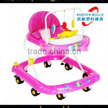 Cute design plastic baby walker injection mould