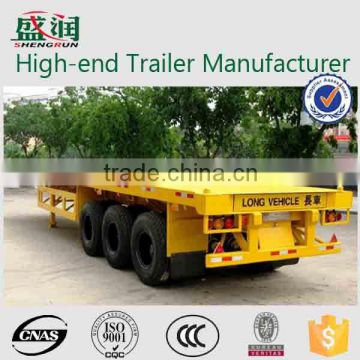 20-40ft hot sale container transportation 3 or 4 Axles flatbed semi trailer