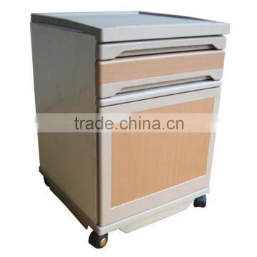 Medical Device ABS Plastic Hospital Bedside Table With Wheels photo-2