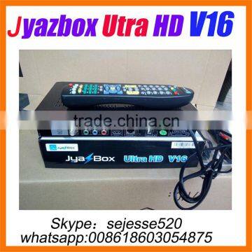 Jyazbox Ultra HD V16 FTA Digital Satellite TV Receiver With turbo 8psk JB200 and Wifi adapter JyazBox v15 for north america