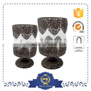 Classical Wedding Decoration Replacement Glass Candle Holder photo-2