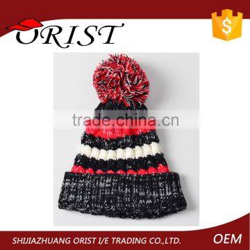 Hot selling girls fashionable winter caps,newest visor knit caps design