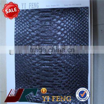 crocodile pattern embossed pu