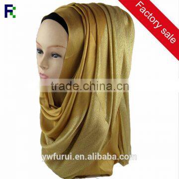 Wholesale Fashionable Shimmer Viscose Muslim Shawl Hijab Scarf