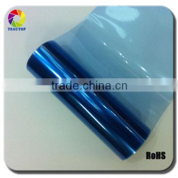 TSAUTOP 2016 Manufacturer Colored Car Wrapping Film Headlight Film Vinyl Dark Blue