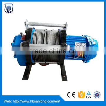 KCD type wire rope electric hoist crane winch