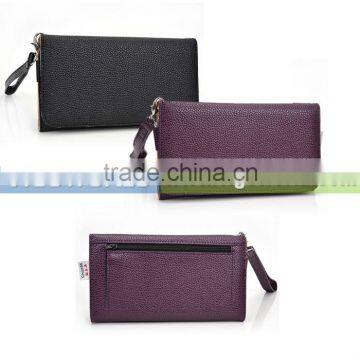 VIGO Woman Clutch Wallet With Wristlet Simple Design For 6.3" Smartphone