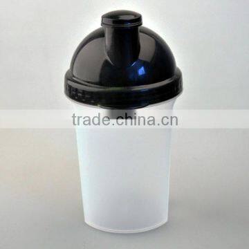 500ml bpa free plastic protein shaker water bottle