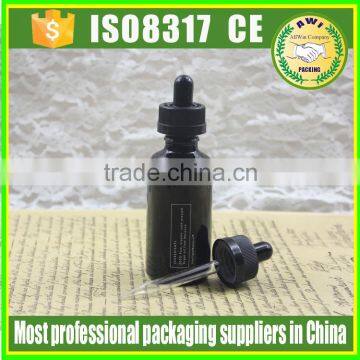 e-liquid glass bottles clear glass bottle with tip dropper lid