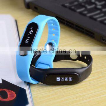 Smart Wearable Project OEM Service Logo Printing TPU/silicone Smart E06 Sport Fitness Wristband photo-2