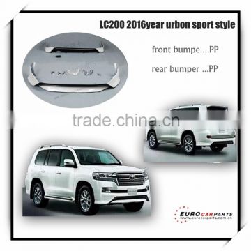 Hot sale ! PP body kit for Land Cruiser LC200 2016year urbon sport style