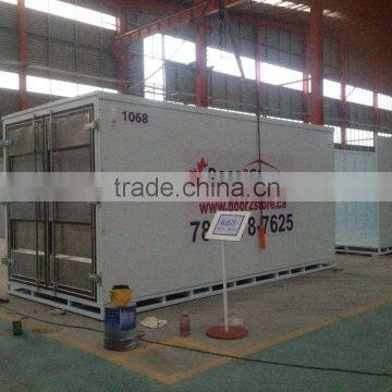 container storage shed flat pack china portable iron steel container warehouse