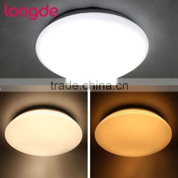 12W Wall Switch Shift Lamp CCT+Night Light PMMA Cover LED Ceiling Lamp with 3 Years Warranty