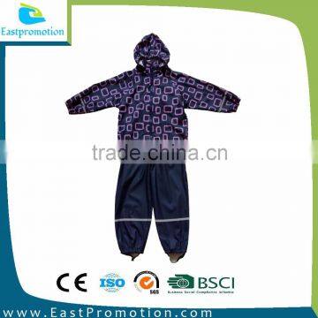 Pu Watperproof Rainsuit New Design For Kids